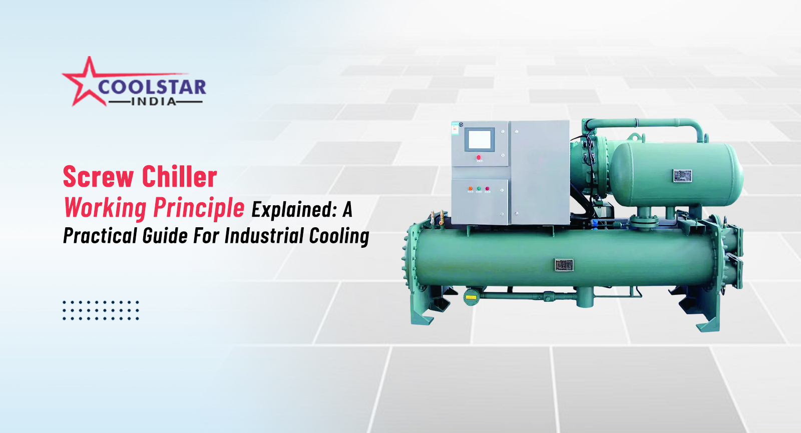 Screw Chiller Working Principle